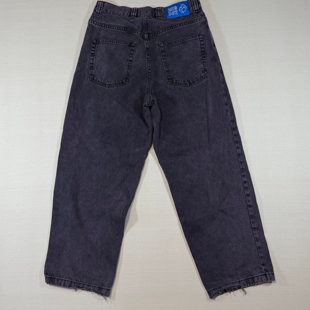 Polar Skate Co Big Boy Jeans Purple Black Baggy Fit Denim Size 32x28 Small - Picture 11 of 14